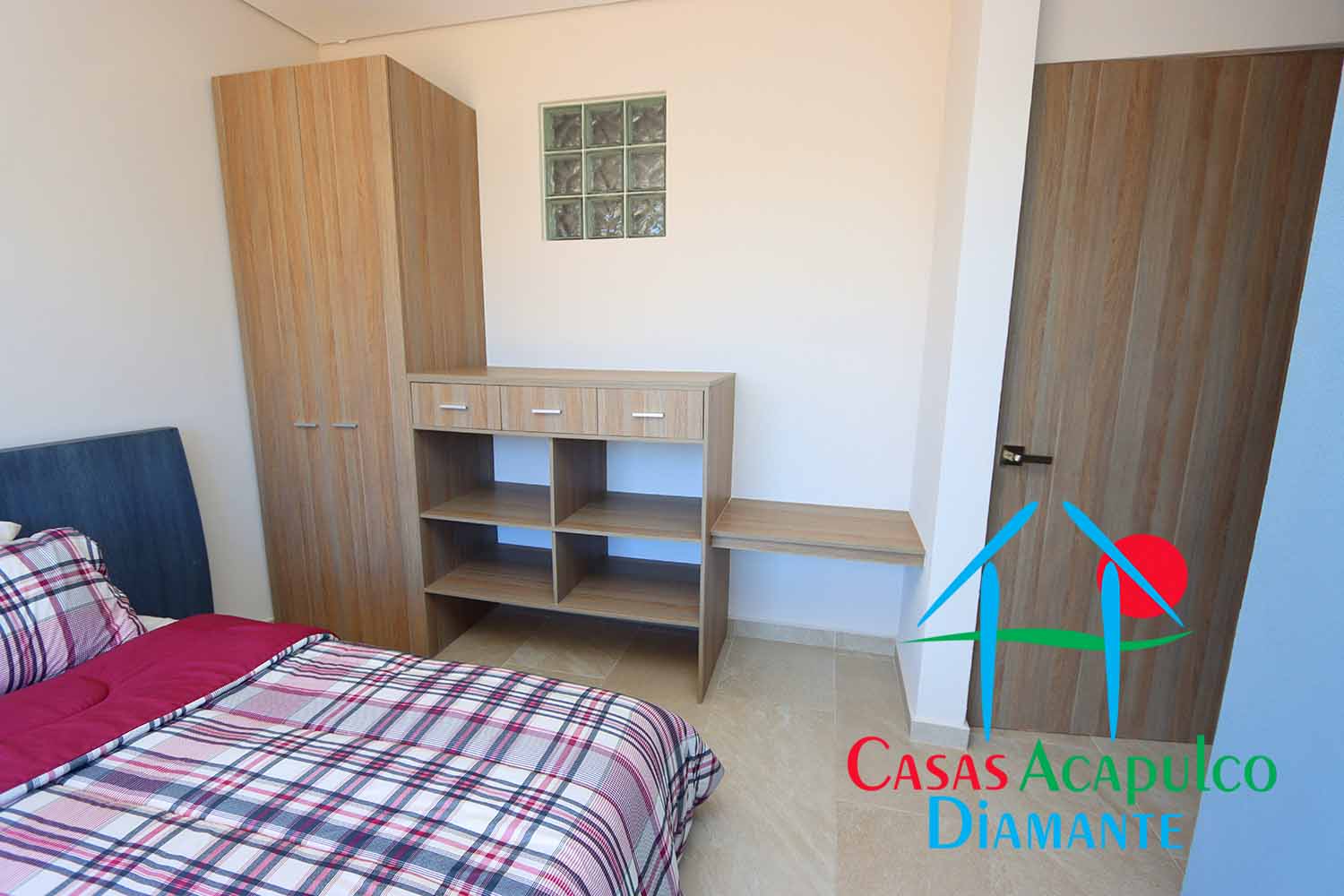 Residencial Caracol departamento muestra - Recámara principal 4